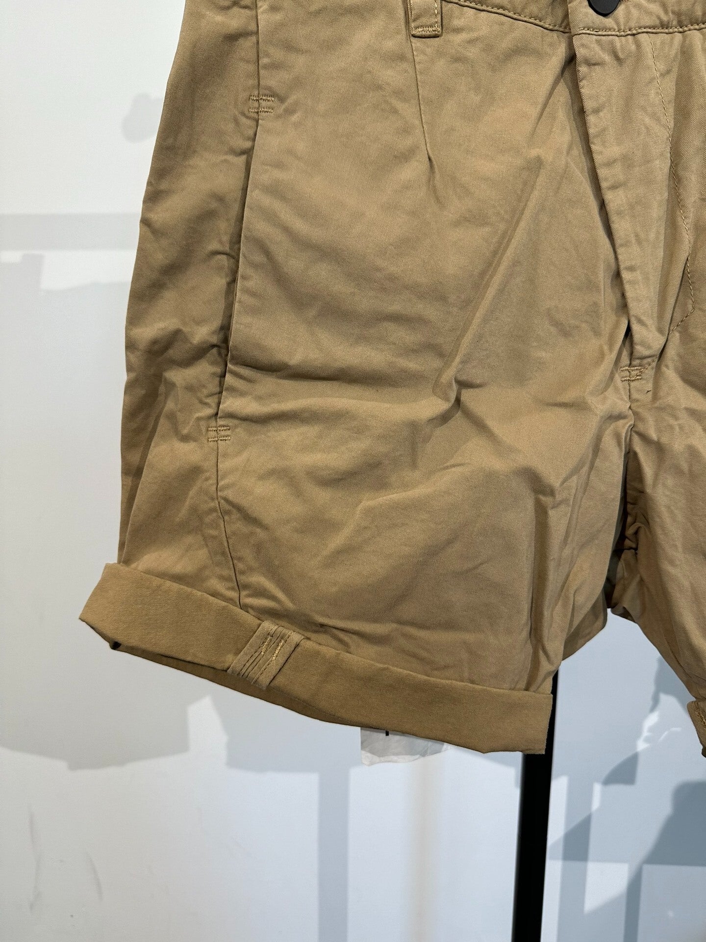 Boris Bidjan Saberi 11by bbs P5 Beige Twill Shorts