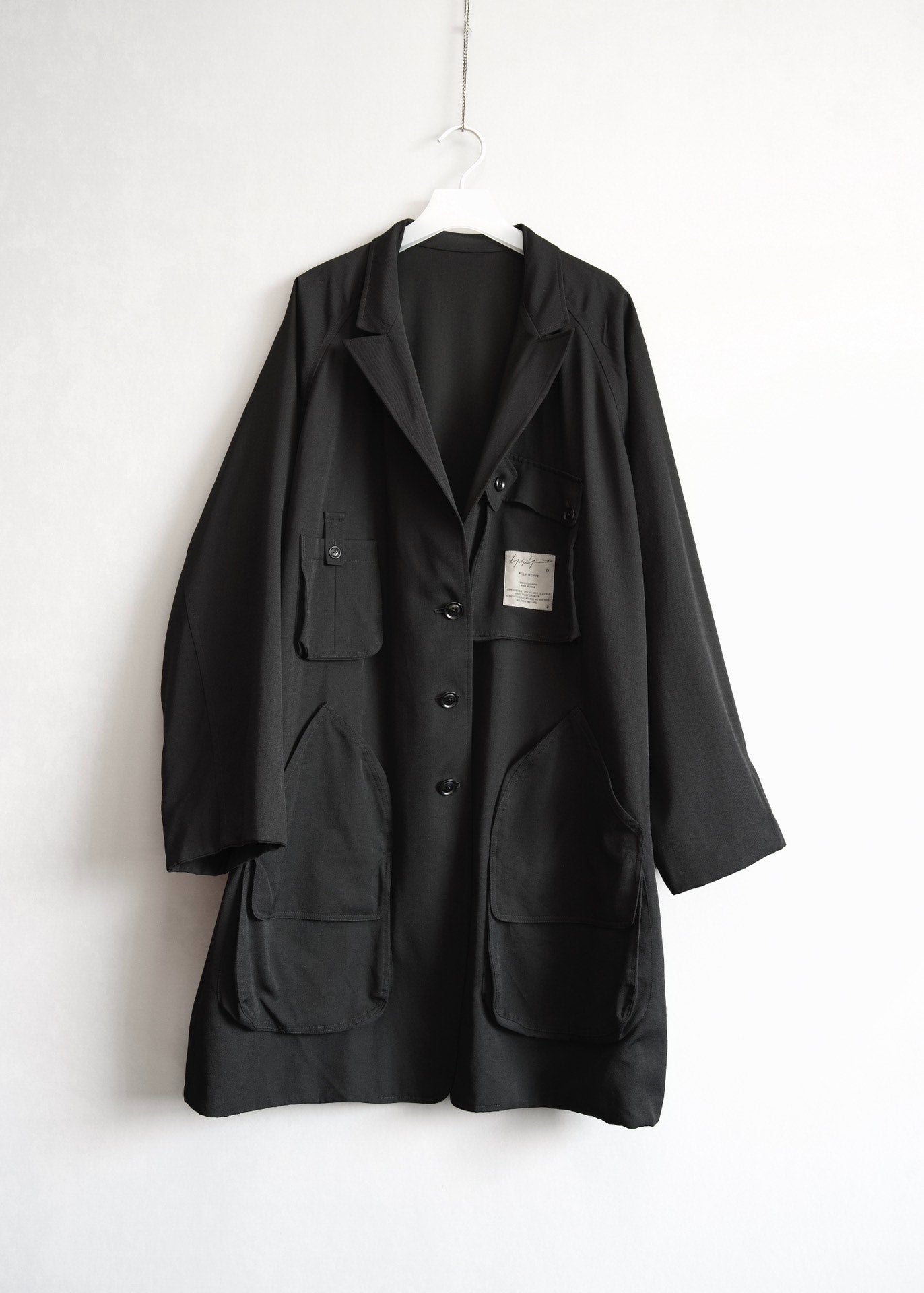 yohji yamamoto double-sided long coat