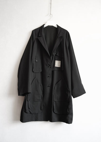 yohji yamamoto double-sided long coat