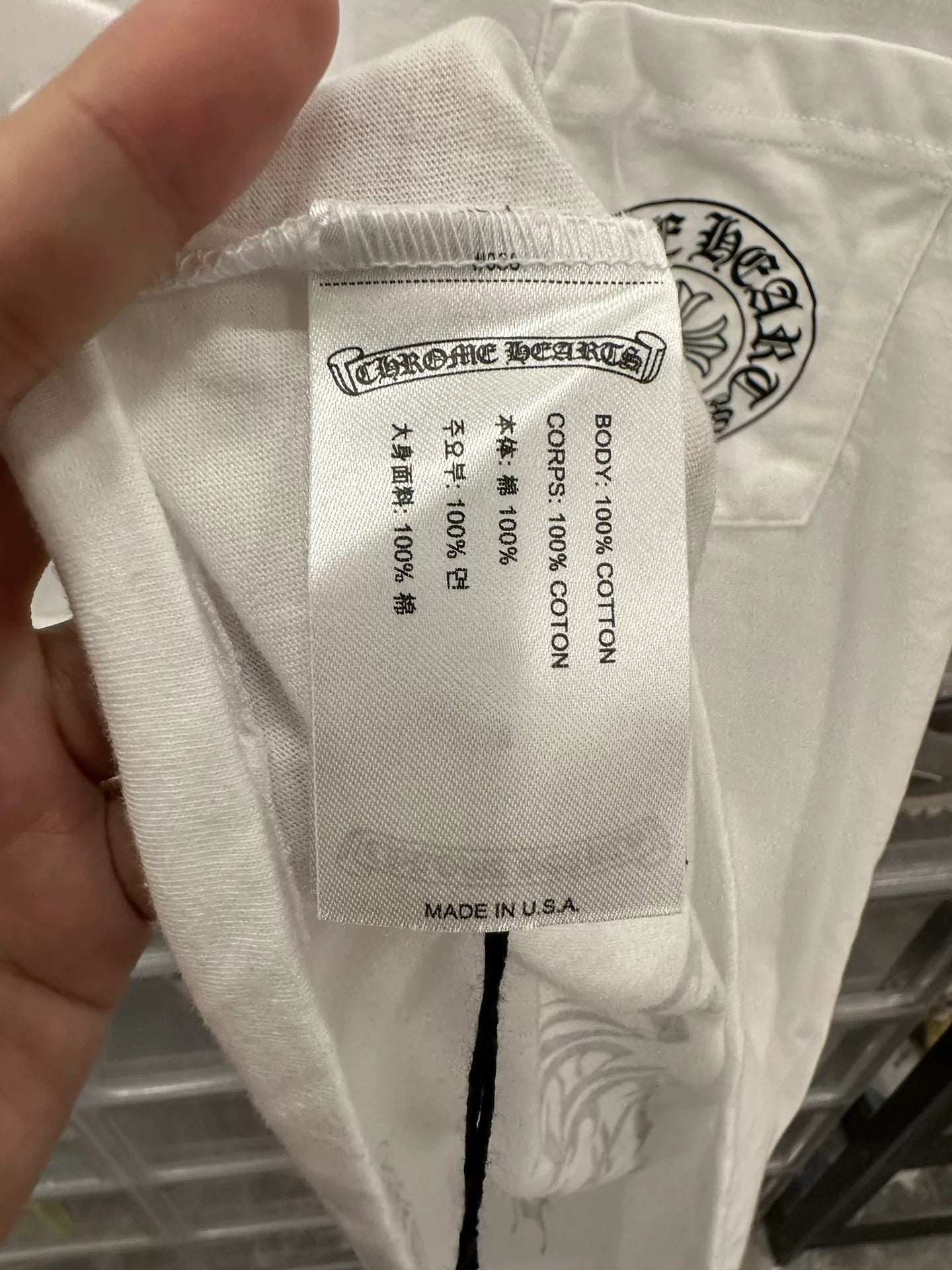 Chrome Hearts Hangzhou Limited White Tee
