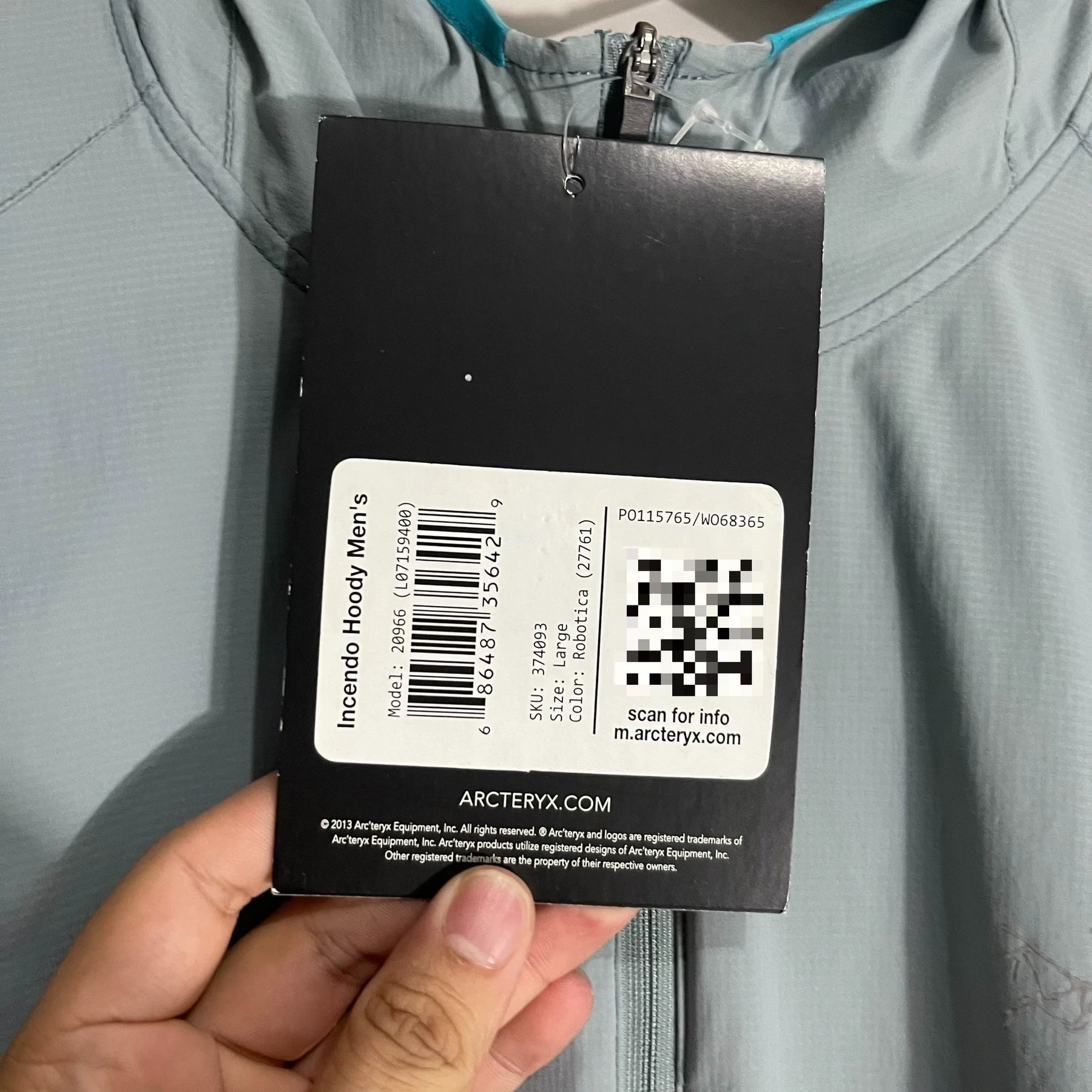 Arcteryx Incendo Wind Shell Jacket