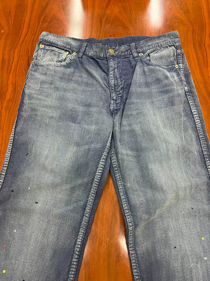 visvim 16aw ICT 03 FLUXUS Paint Splatter Jeans