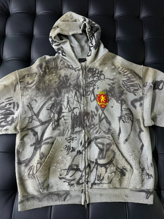 Balenciaga Manchester United Graffiti Hoodie
