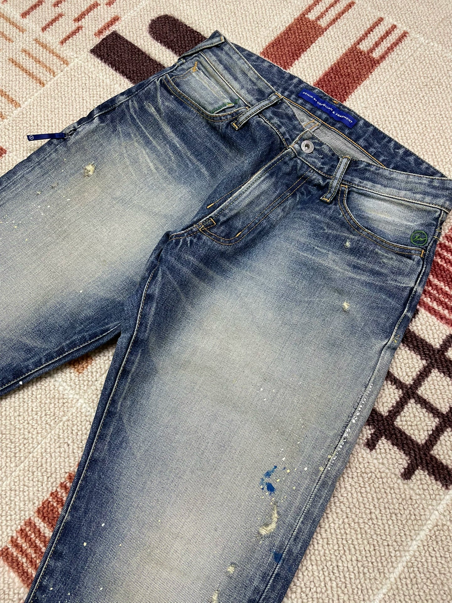 Vanquish & Fragment Distressed Denim Jeans