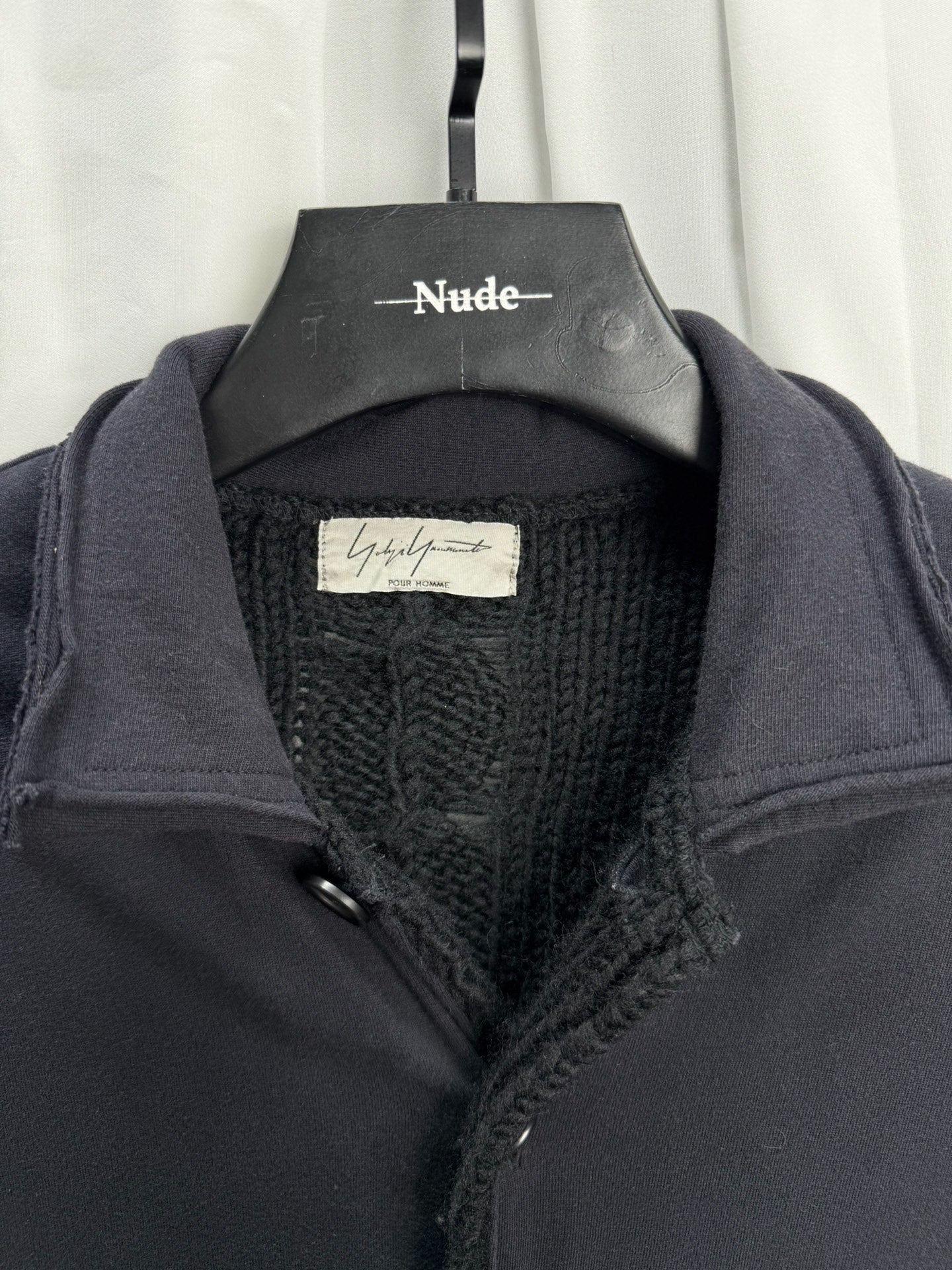Yohji Yamamoto Pour Homme Wool Strap Coat