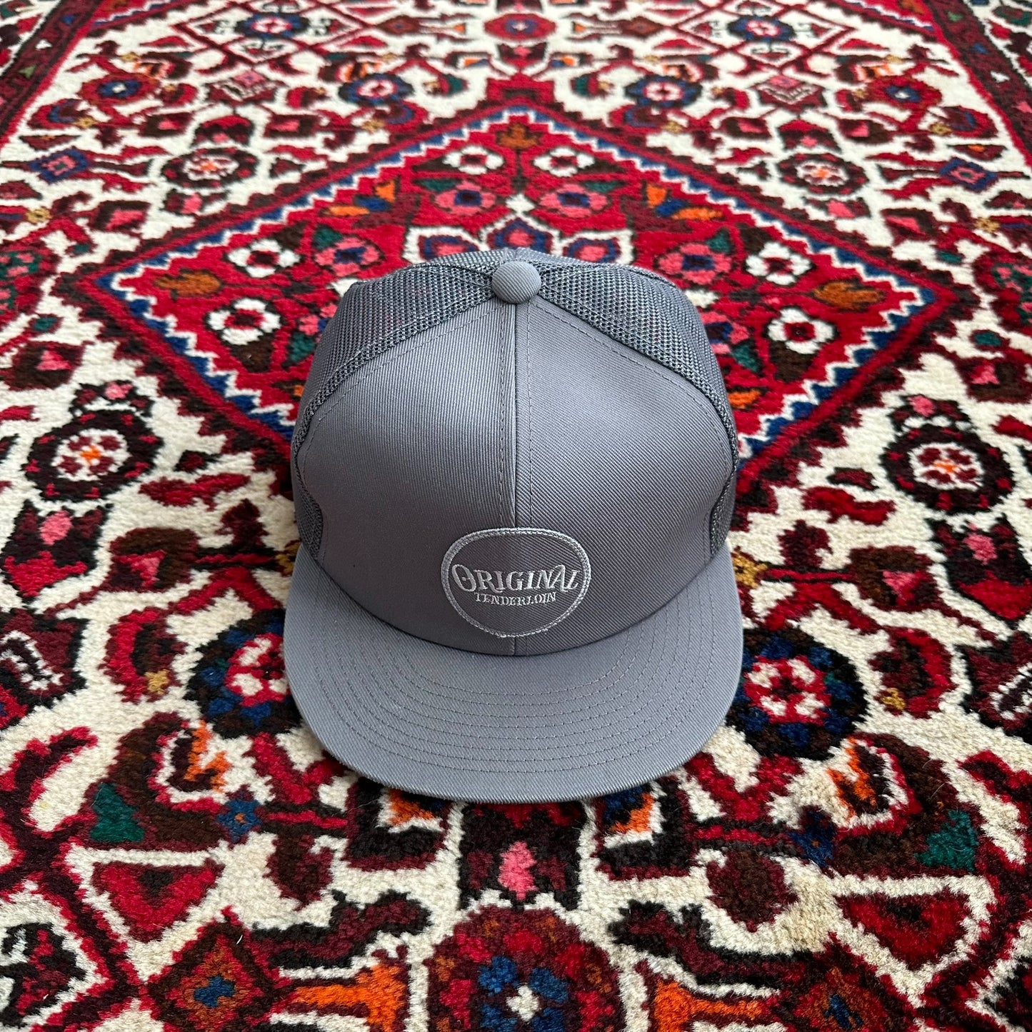 tenderloin trucker cap grey baseball hat
