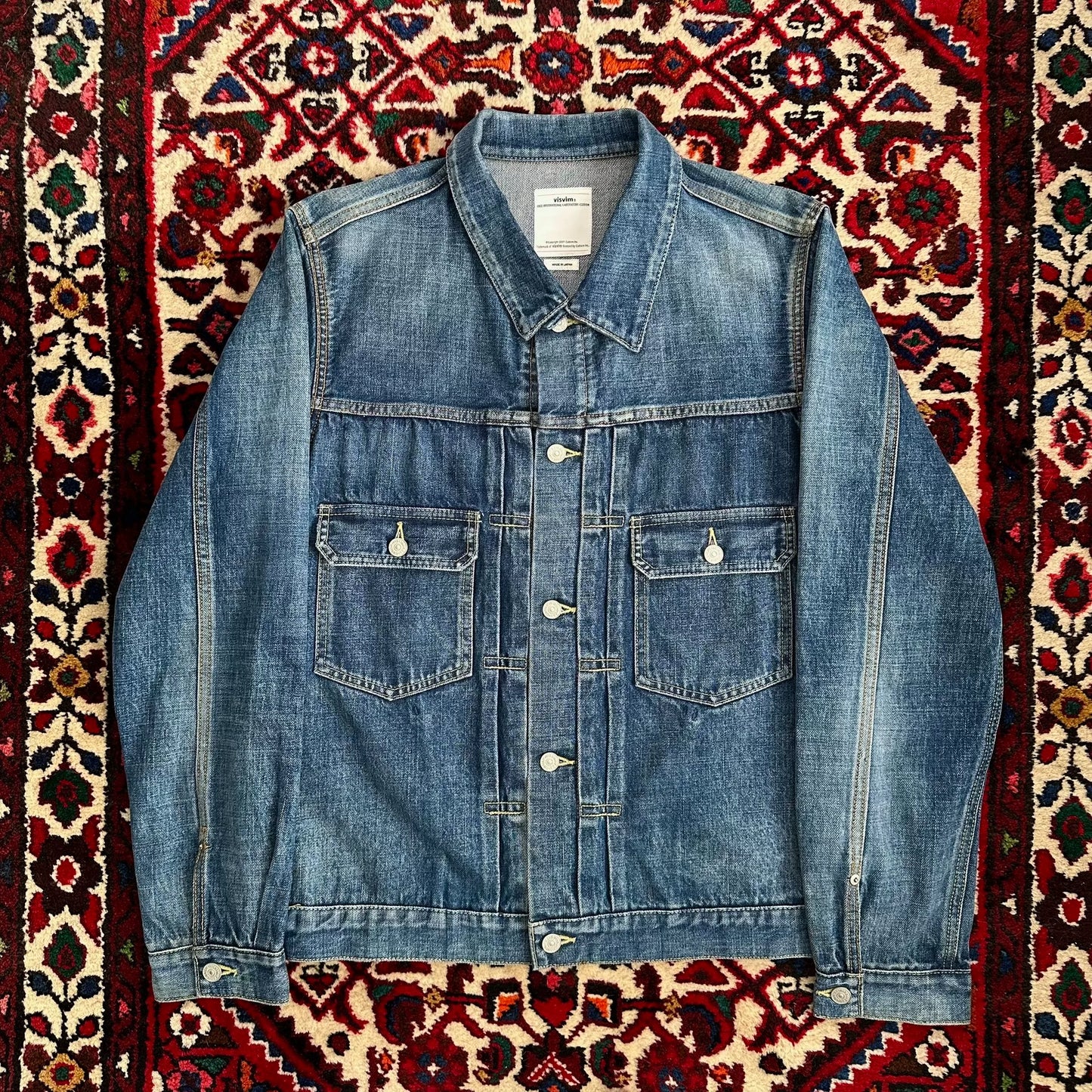 visvim denim jacket in perfect condition