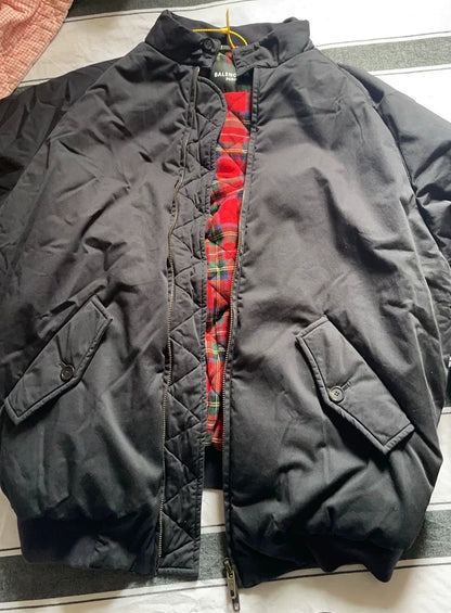 Balenciaga Harrington Jacket with Red Lining