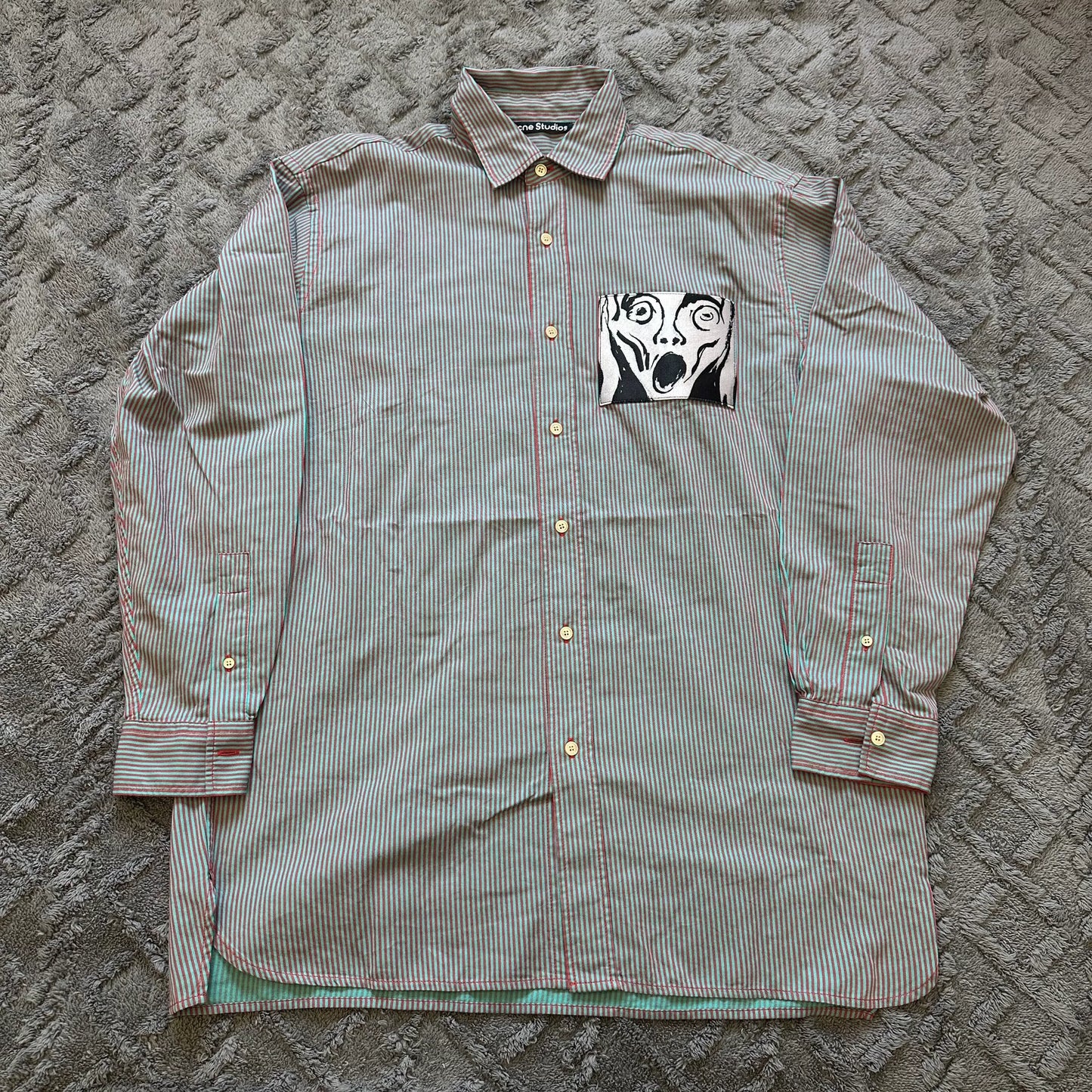 Acne Studios Striped Long Sleeve Shirt