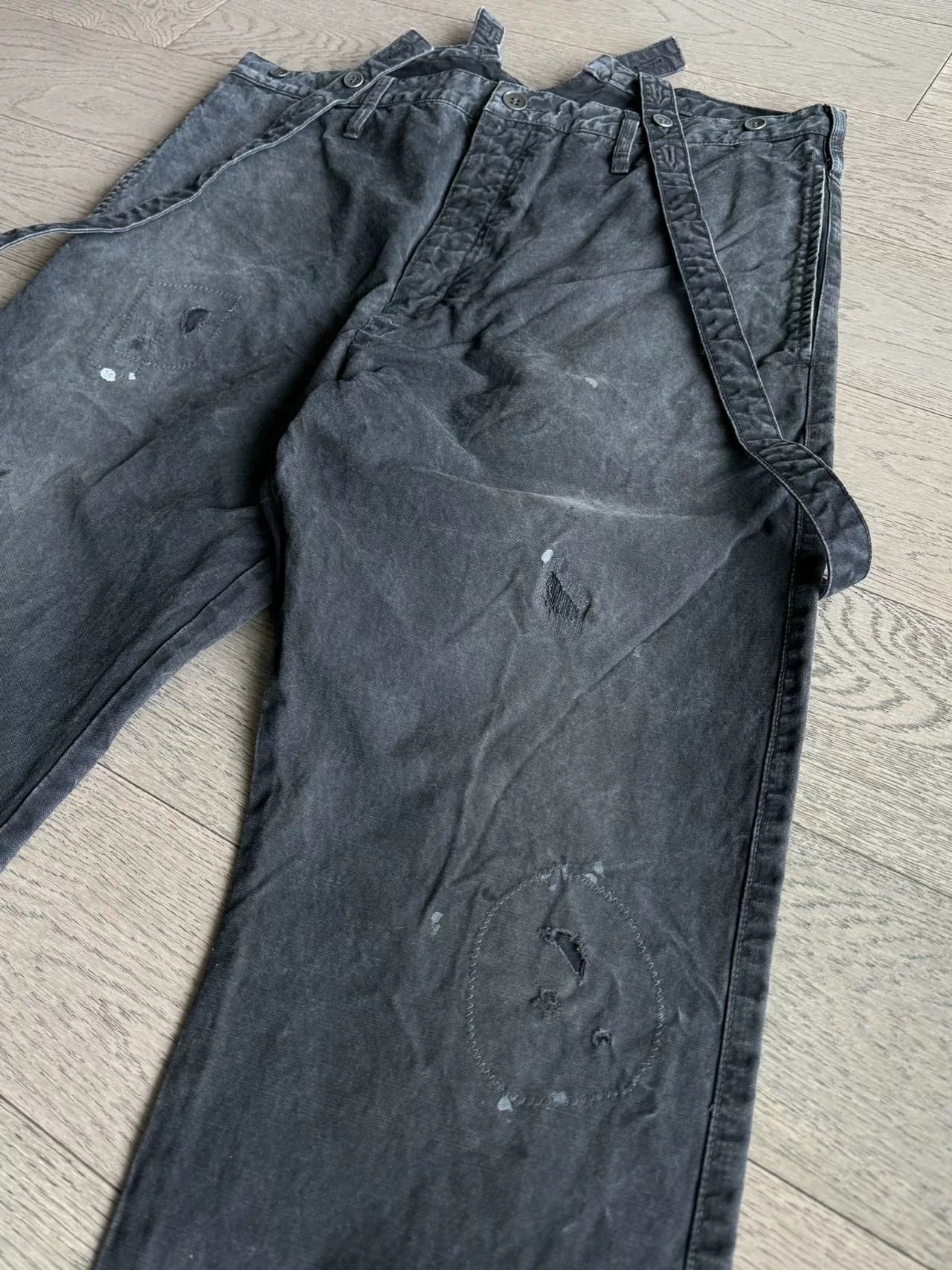 visvim TRAVAILLER BRACES PANTS DMGD