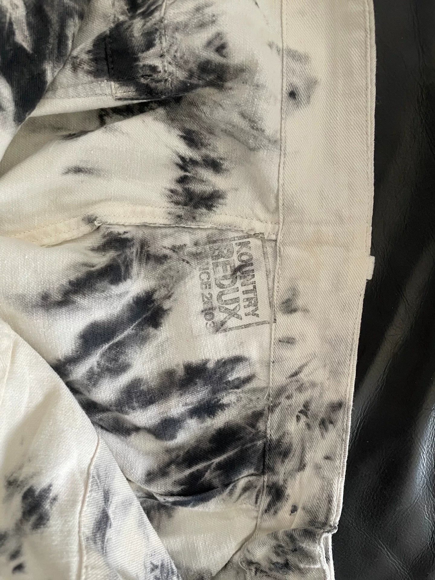 Kapital Ink Wash Tie-Dye Pants