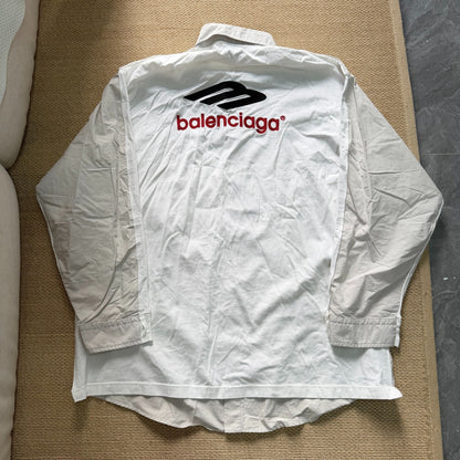 Balenciaga Two-tone Long Sleeve Shirt