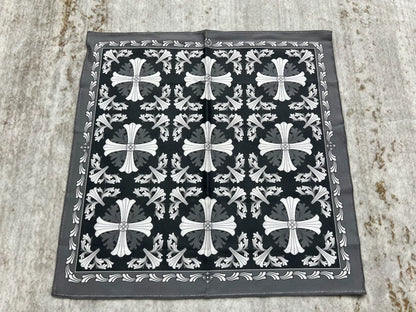 Chrome Hearts Cross Pattern Square Scarf