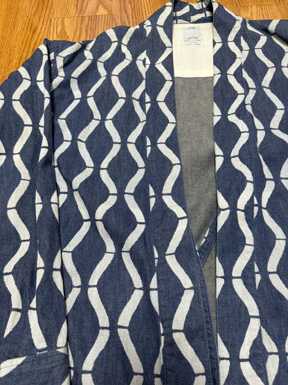 visvim bamboo texture lhamo shirt indigo