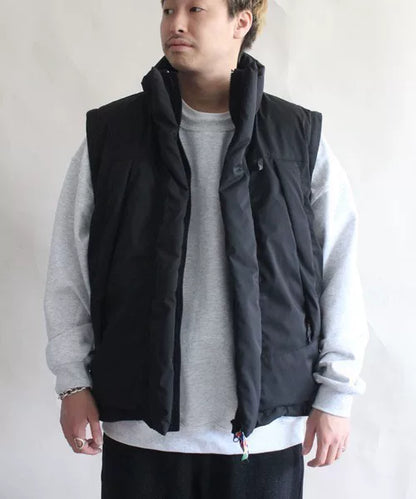 nanga x manastash down jacket with removable vest