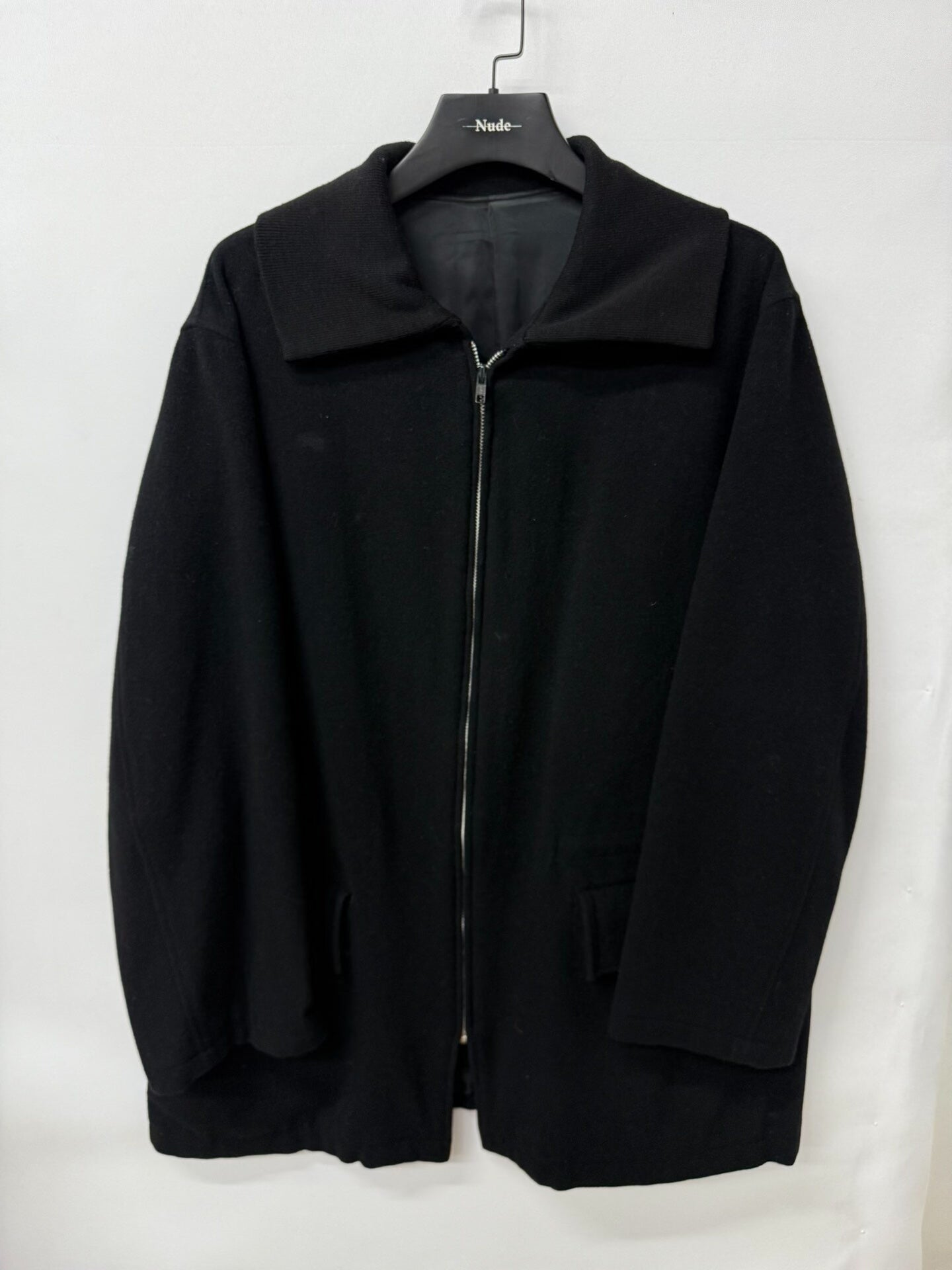 yohji yamamoto wool coat for men