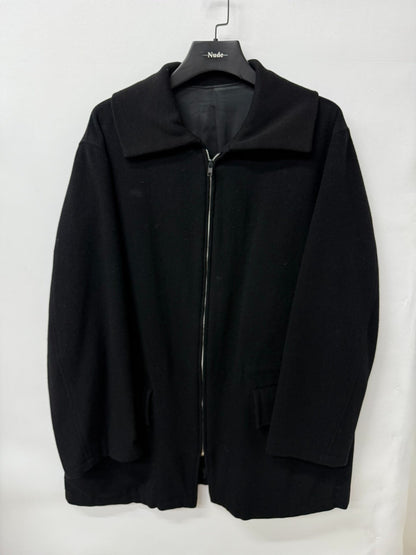 yohji yamamoto wool coat for men