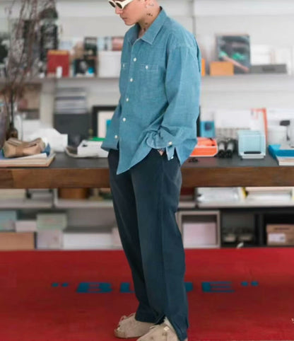 VISVIM 24AW LANGER CHAMBRAY L/S
