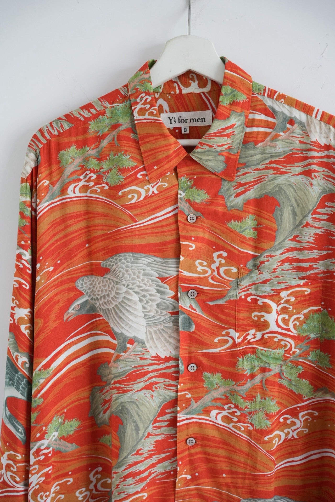 Yohji Yamamoto 00s Eagle Print Shirt