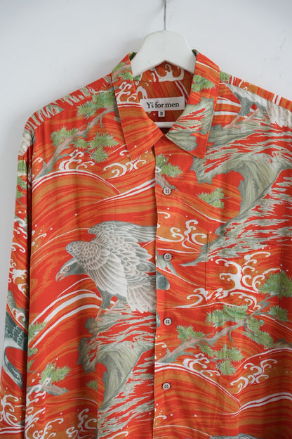 Yohji Yamamoto 00s Eagle Print Shirt