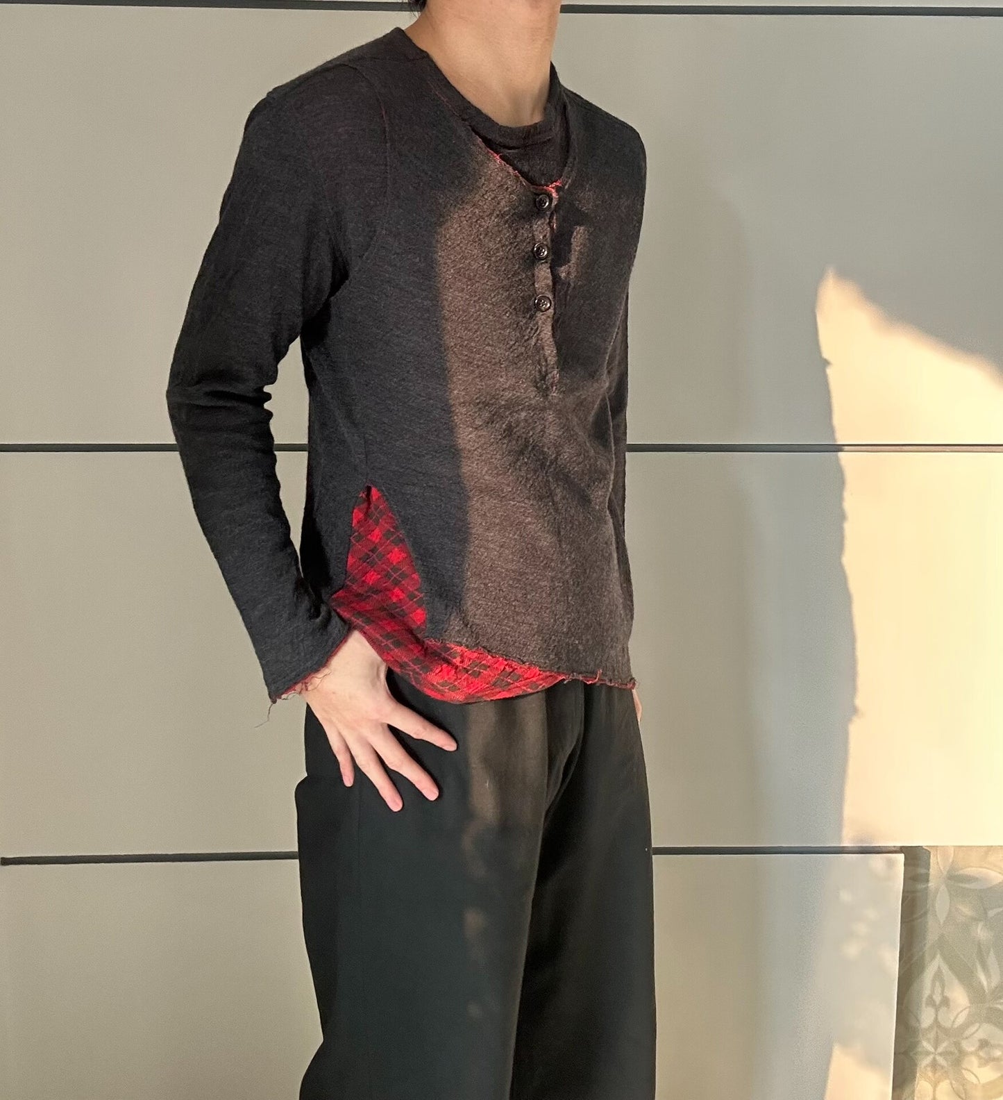 Y's Yohji Yamamoto Layered Sweater
