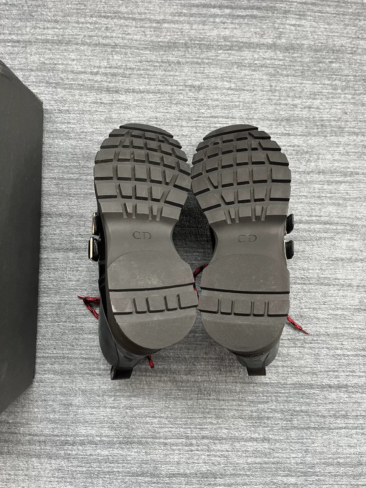 Dior Homme Red String Leather Boots