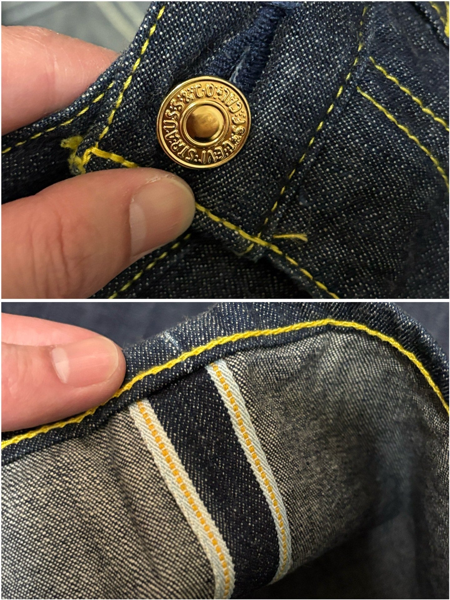 Levi's Fenom Unwashed Raw Denim Jeans