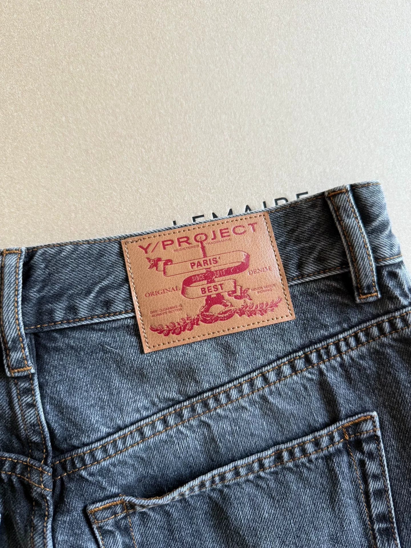 Y/Project Embroidered Western Denim Pants