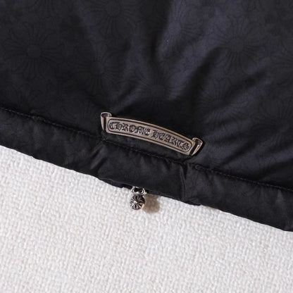 Chrome Hearts Black Patterned Down Vest