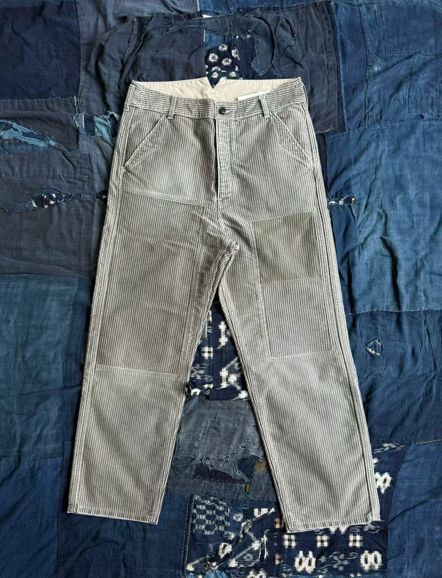 VISVIM 25AW Pastoral Striped Moleskin Pants