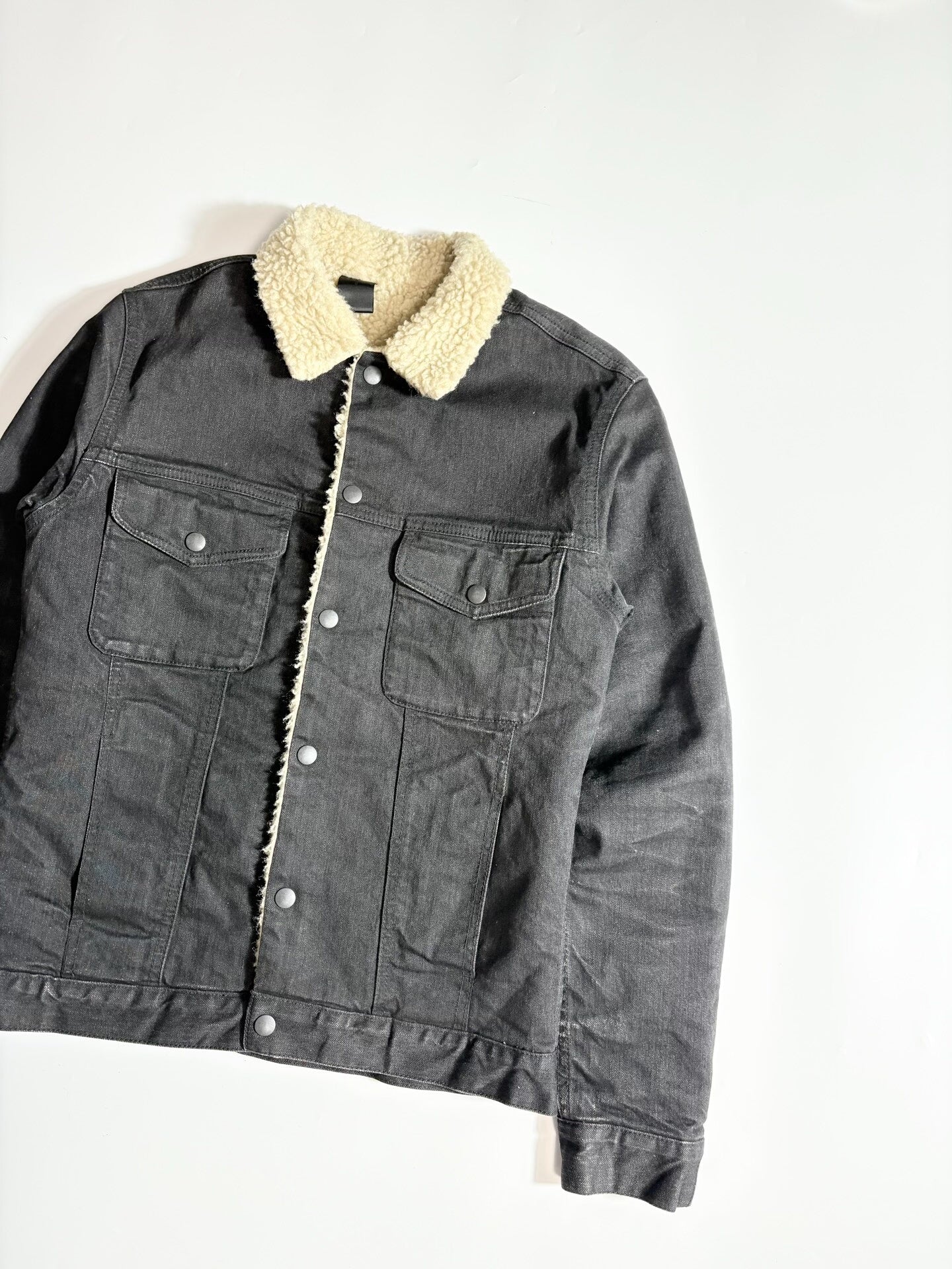 N.hoolywood Denim Shearling Jacket