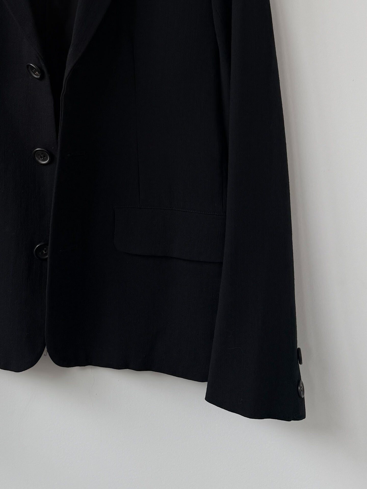 yohji yamamoto wool tailored jacket