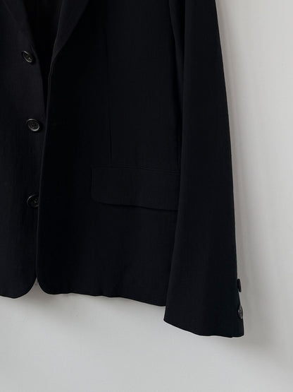 yohji yamamoto wool tailored jacket