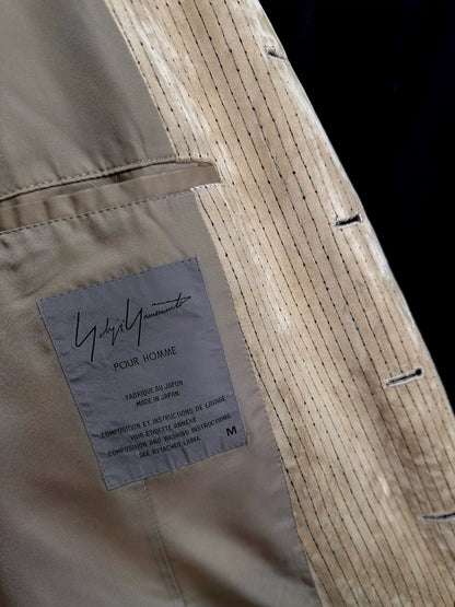 yohji yamamoto vintage velvet coat