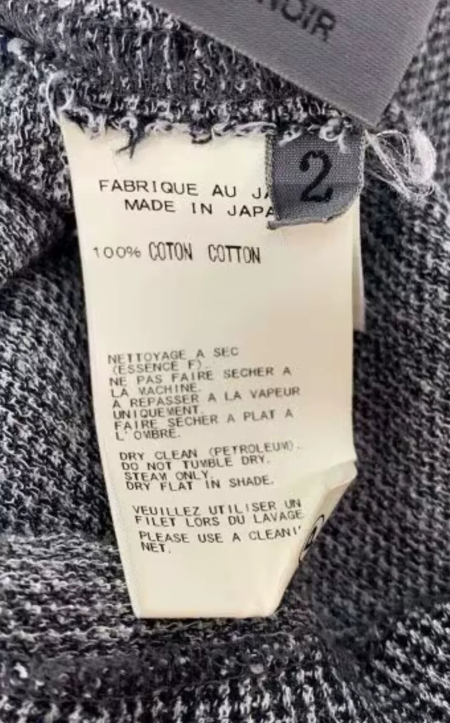 Yohji Yamamoto Lightweight Cardigan in Gray