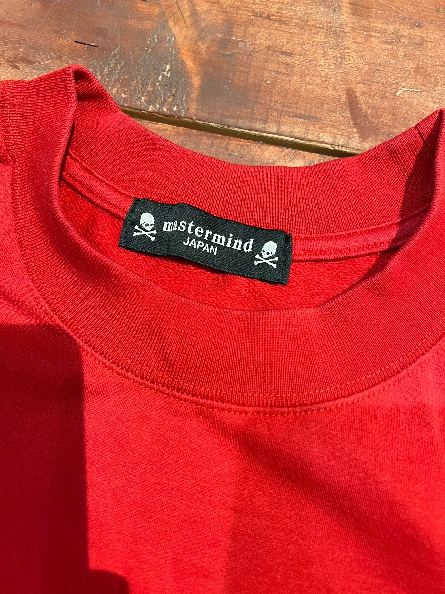mastermind japan red logo short sleeve shirt