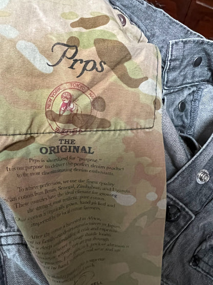PRPS Men's Vintage Gray Jeans