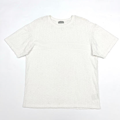 Dior Logo Print White Short Sleeve