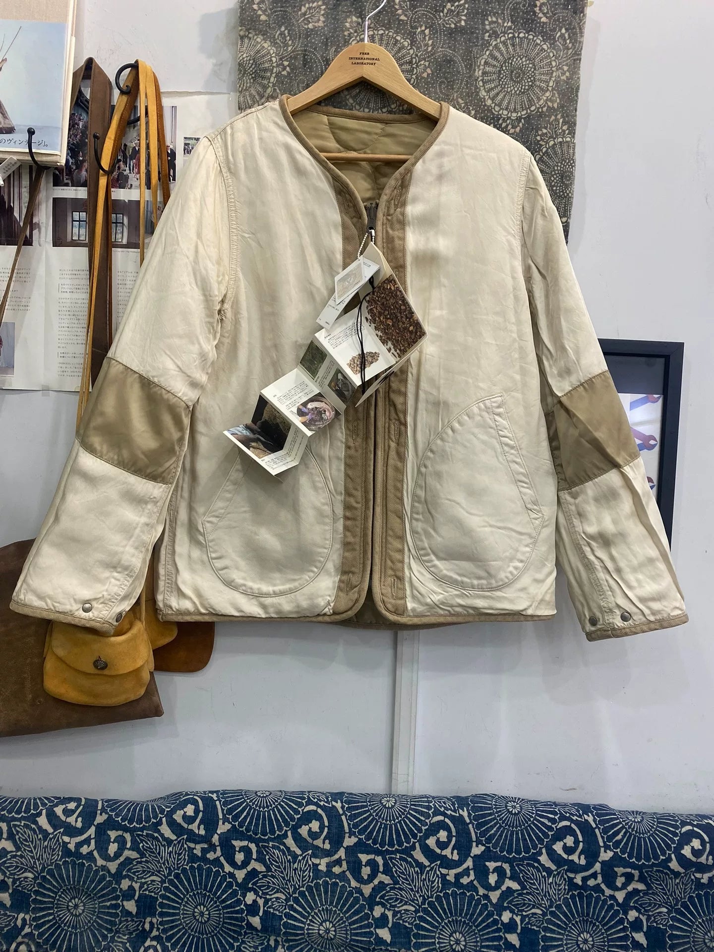 visvim 19aw iris liner jacket beige