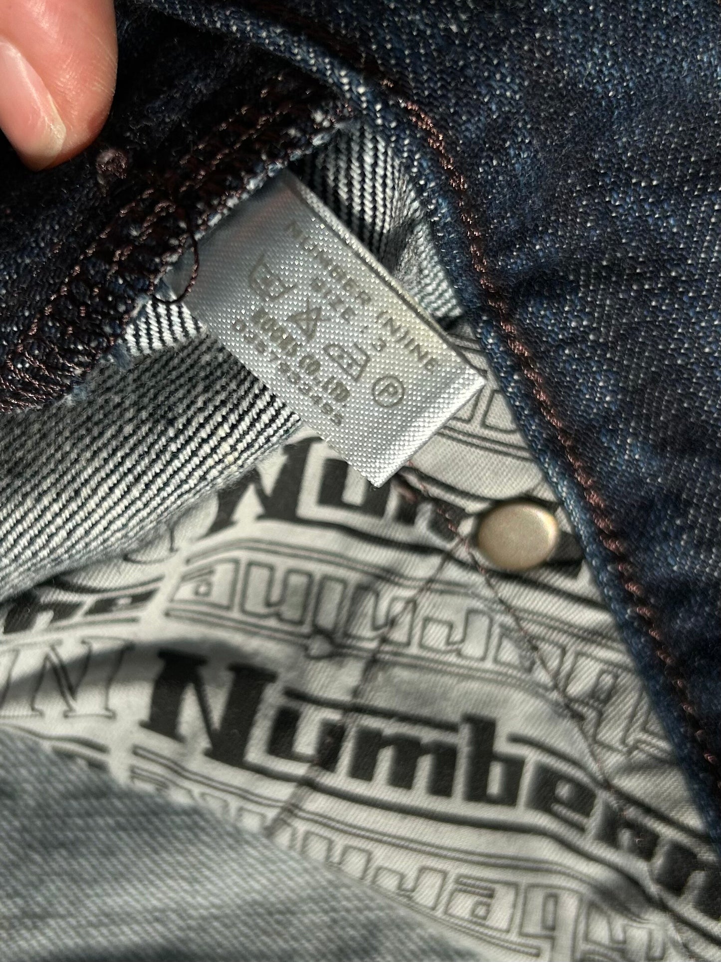 Number Nine 2002AW Denim Jeans
