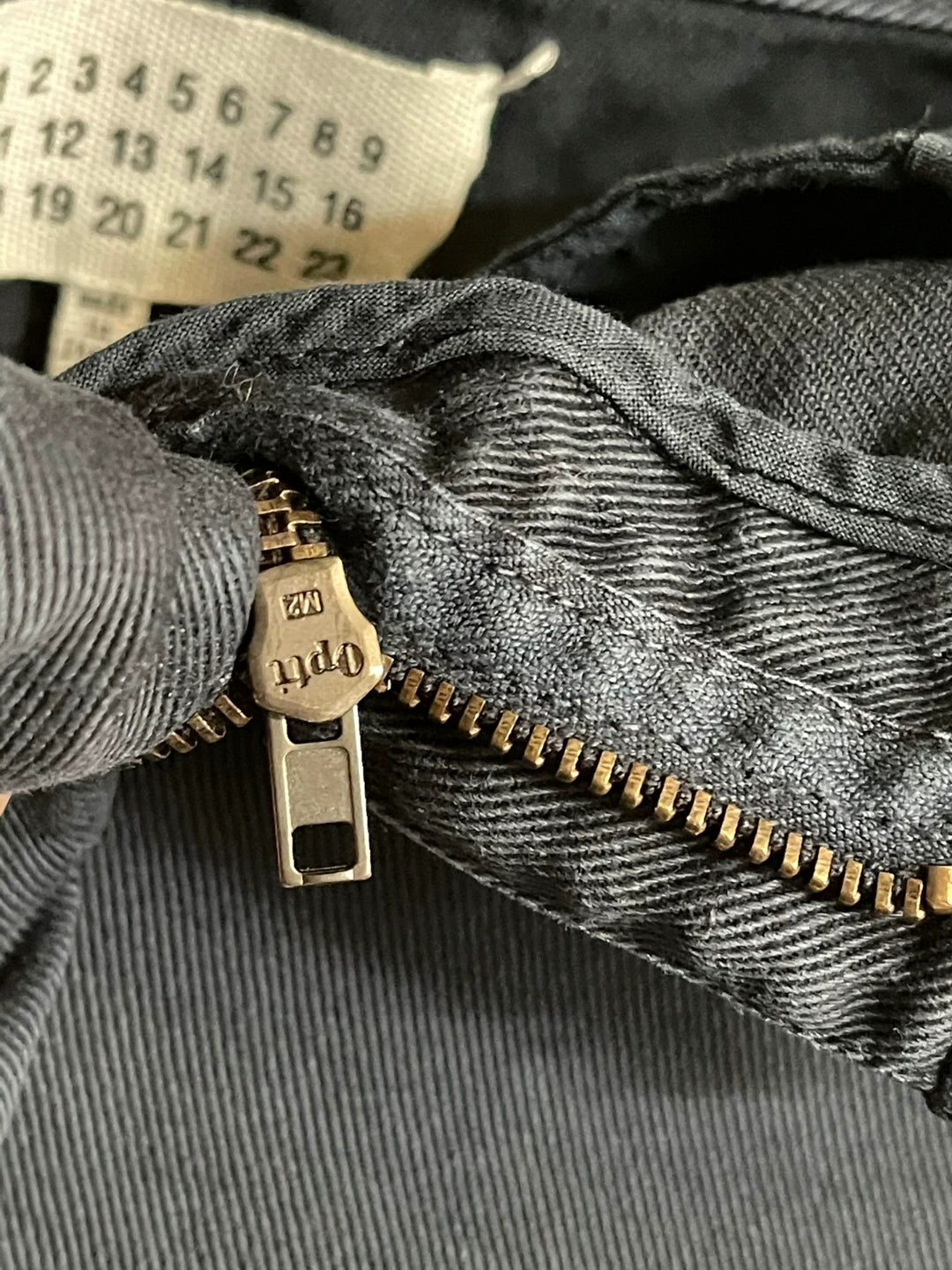 Maison Margiela Black Blue Denim Pants