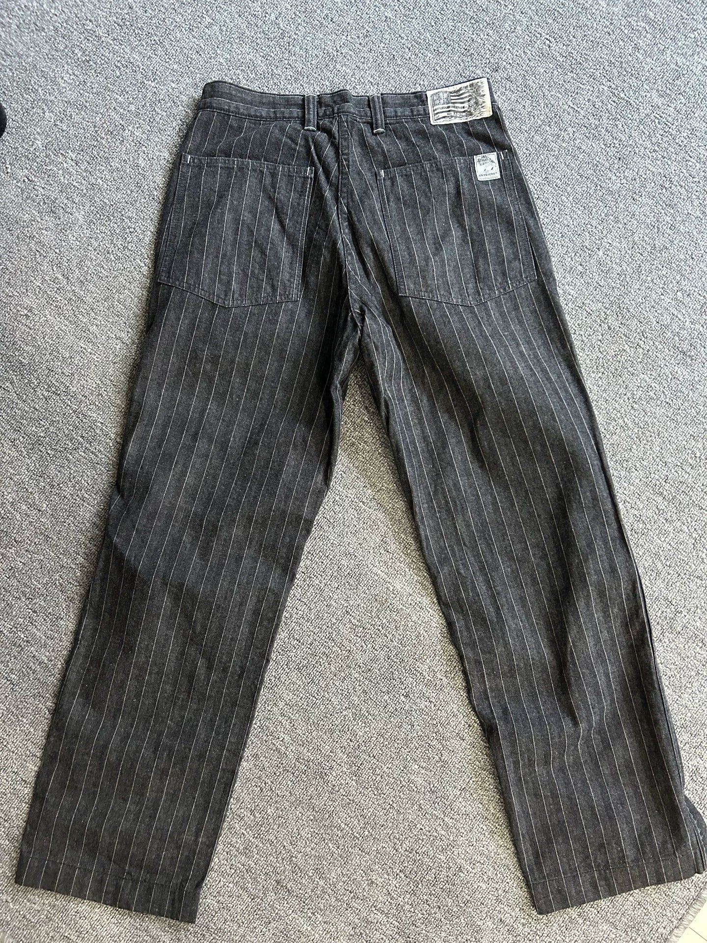 Bootleggers Freewheelers Striped Pants Size 32