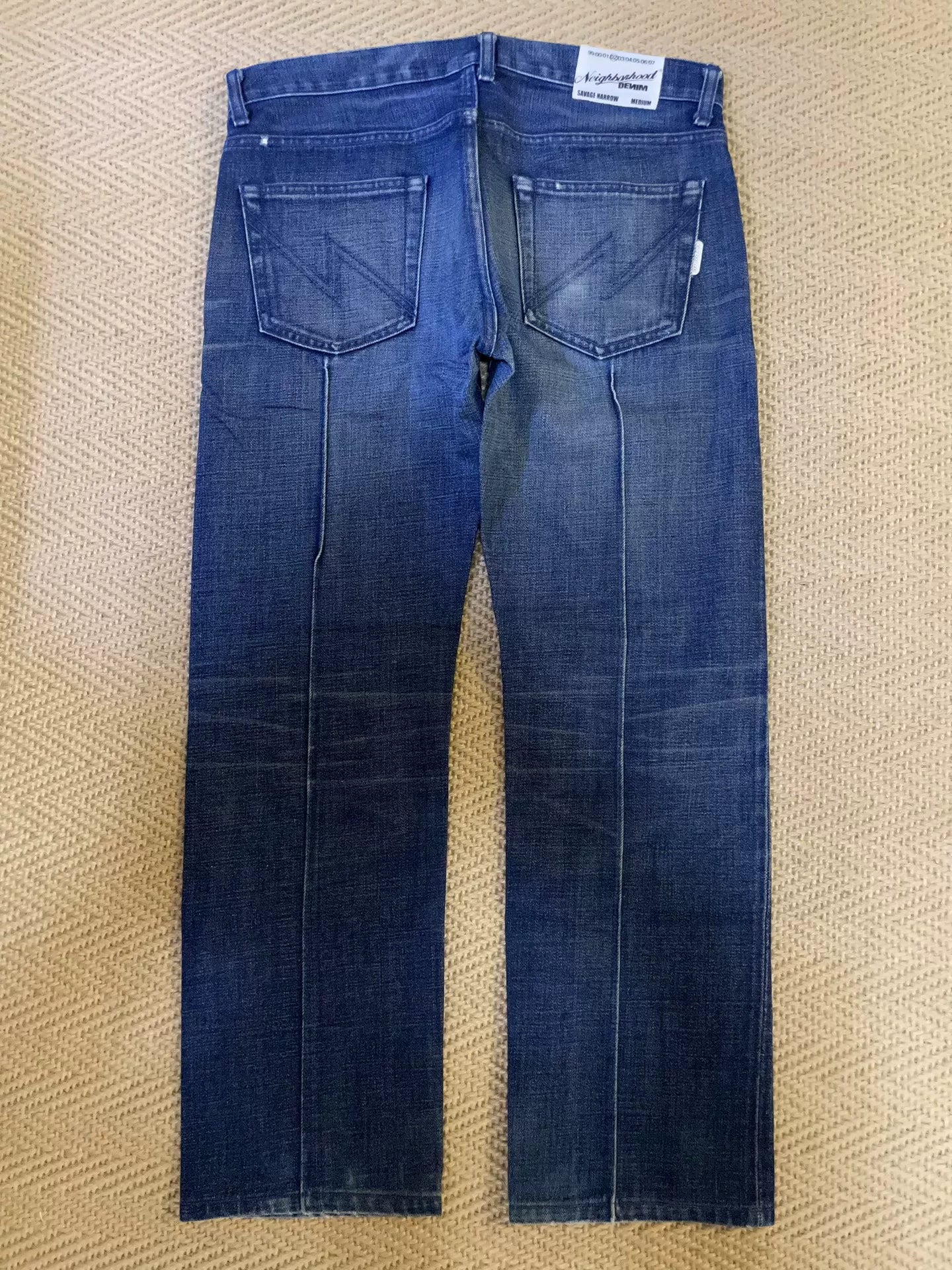 NEIGHBORHOOD Early Seam Washed Jeans
