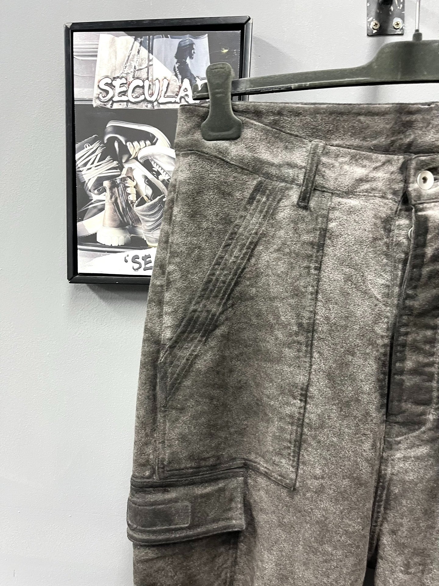 Rick Owens DRKSHDW Cargo Wide-Leg Pants