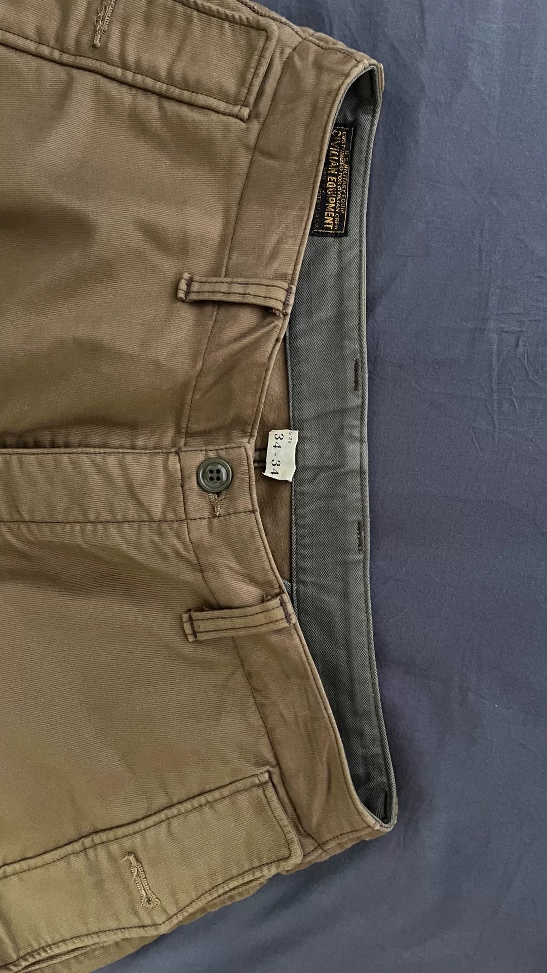 Freewheelers Khaki Field Military Pants