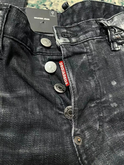 dsquared2 black gray skinny jeans autumn winter