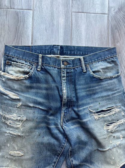 visvim 19ss Distressed Blue Jeans