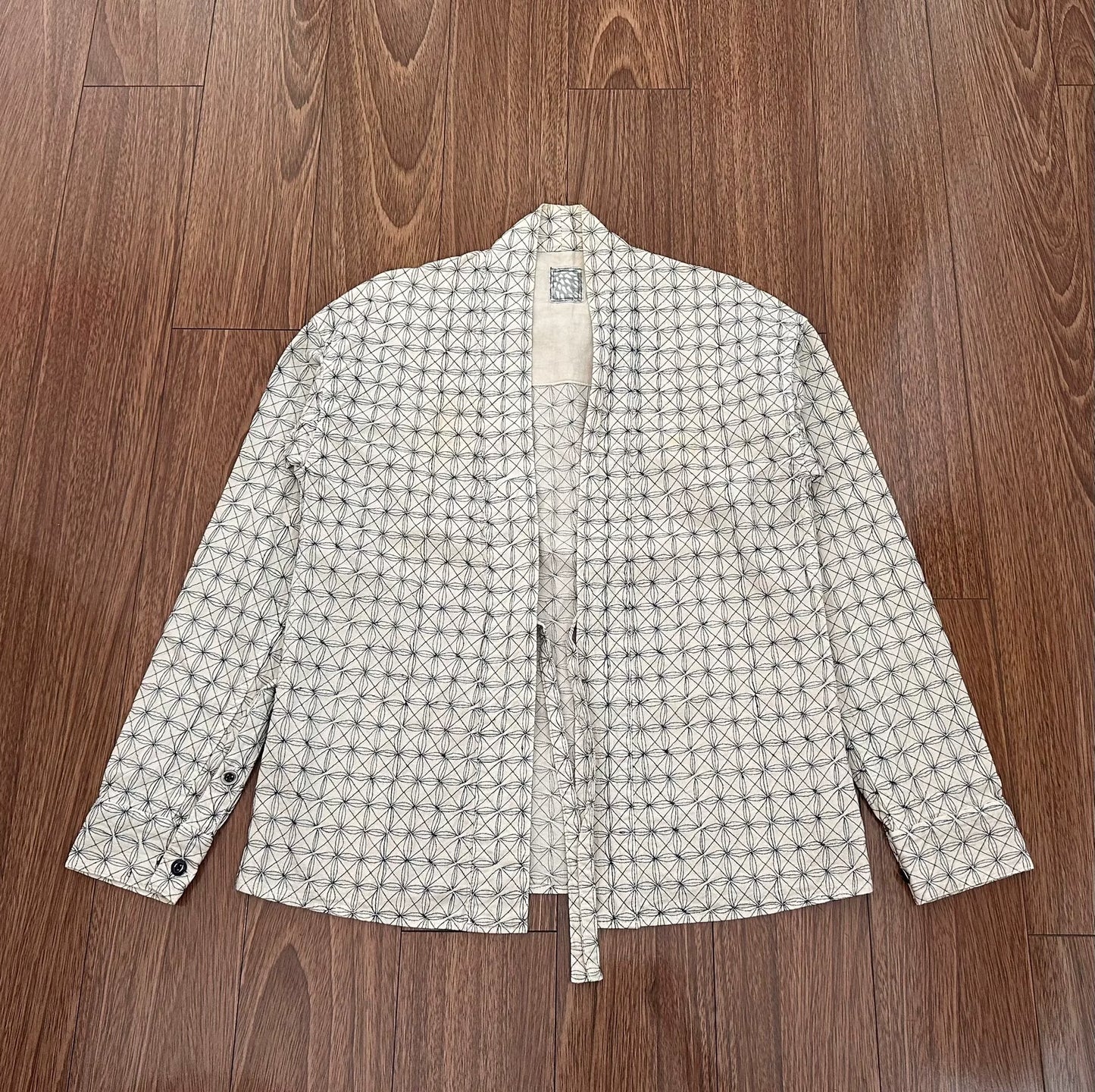 visvim ict lhamo shirt with white embroidery