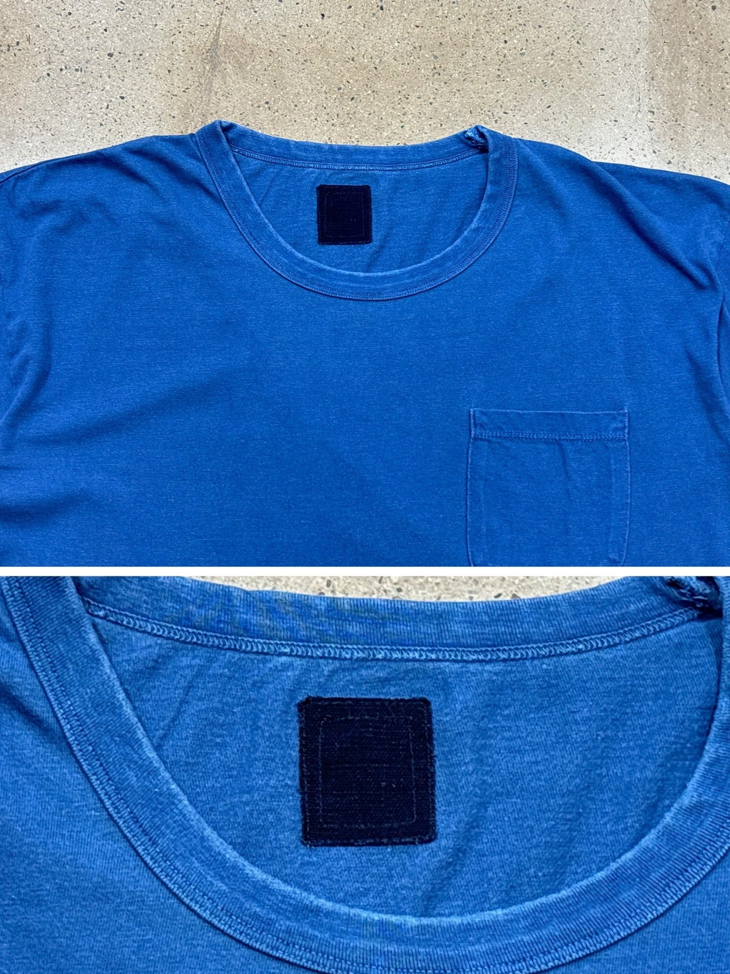 Visvim ICT Jumbo Crew Indigo Tee