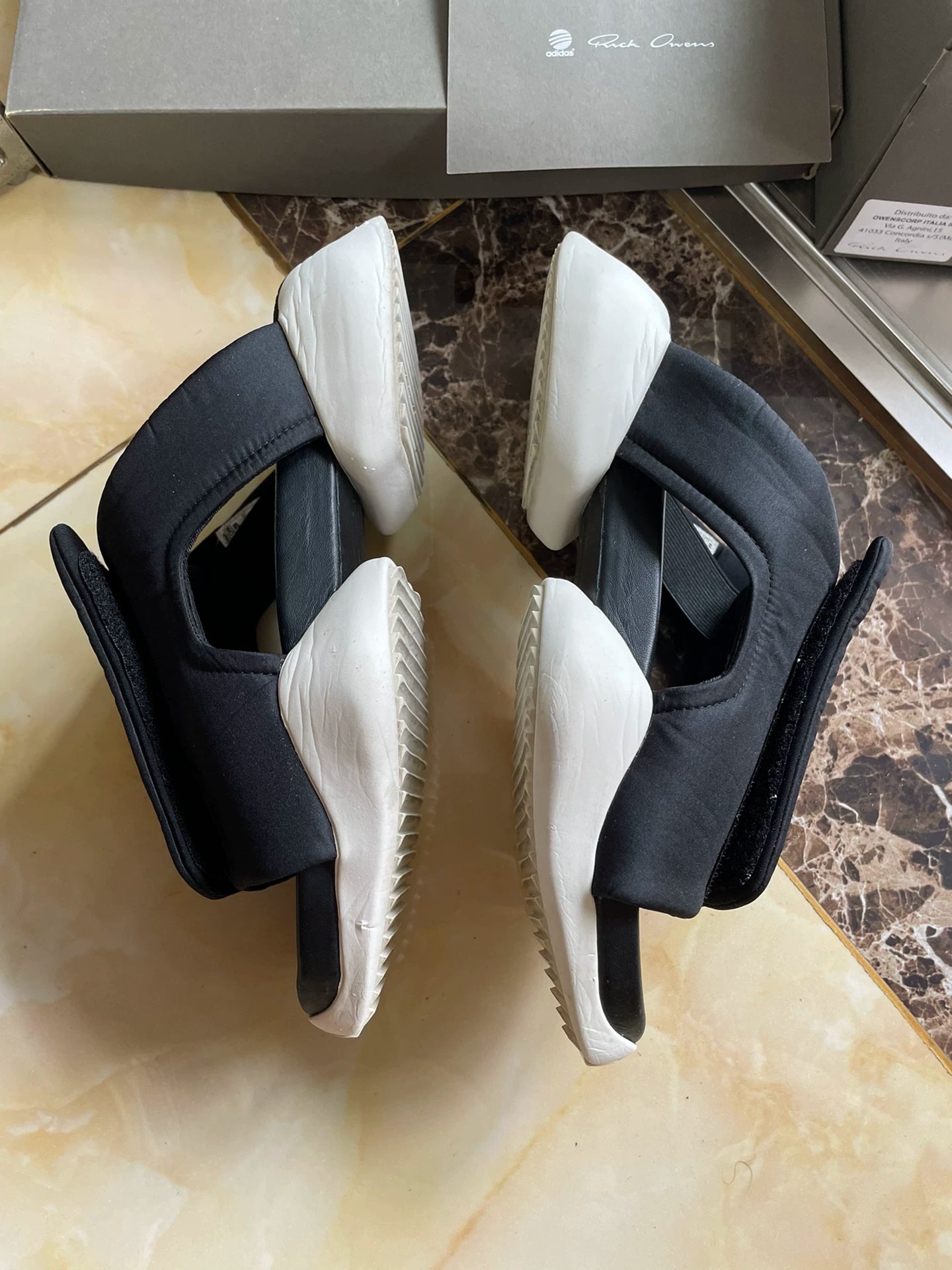 Rick Owens x Adidas Tank Slides AQ2822
